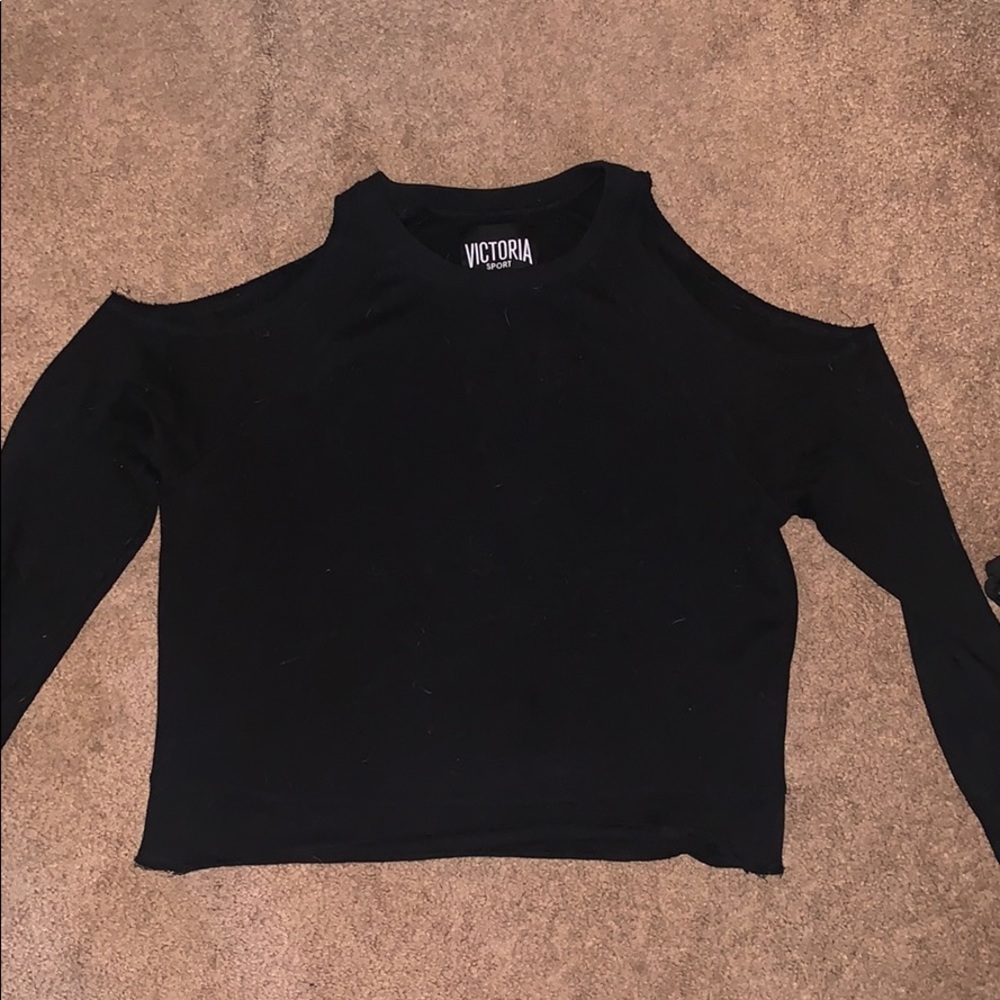 Victoria Secret’s Sport cold shoulder sweater